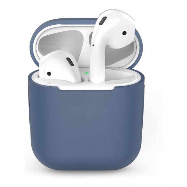 Чохол для Airpods Silicon Case Blue Horizone